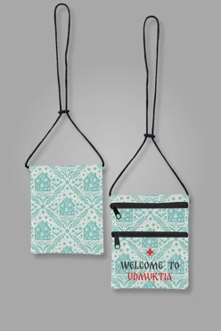 Купить нагрудный кошелек Делси 13х15 см, с принтом "Udmurtia"