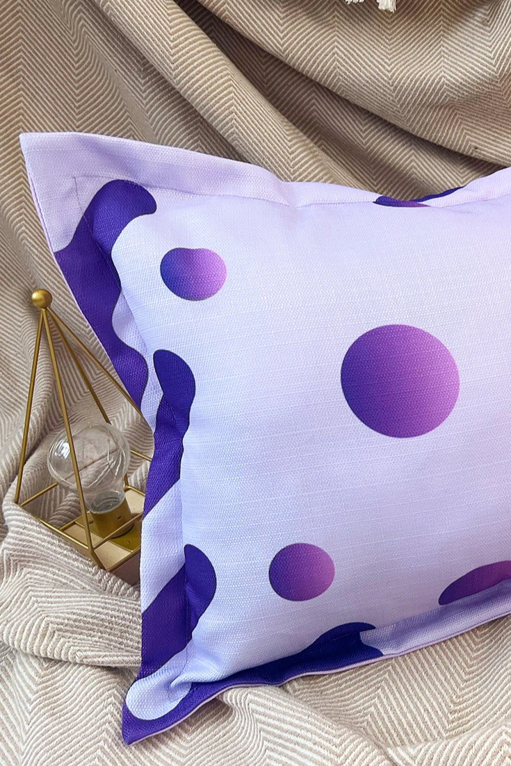 Подушка с бордюром 40х60 см, с полной запечаткой