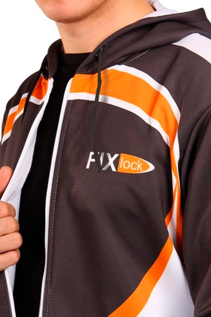 Балахон Ронни унисекс из адидаса с полной запечаткой "Fix lock"#2 Балахон Ронни унисекс из адидаса с полной запечаткой "Fix lock"#2