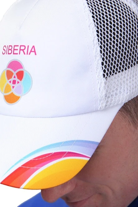 Бейсболка Вестерн облегченная с печатью на всей поверхности (полиэстер) "Siberia"#3