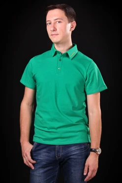 Поло Декстер унисекс однотонная (хлопок)#1