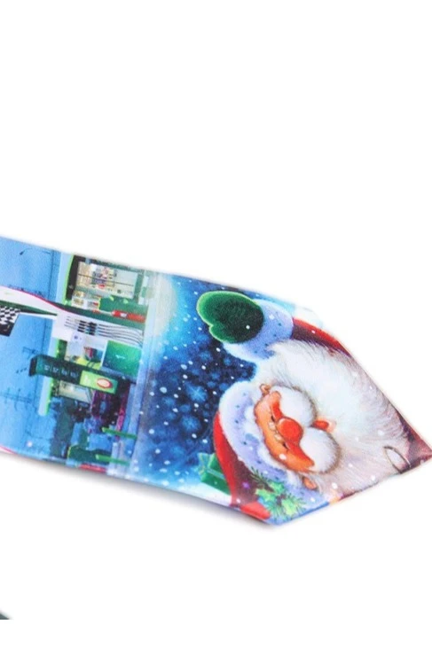 Галстук Классика самовяз мужской, с полной запечаткой "Ded Moroz"#3 Галстук Классика самовяз мужской, с полной запечаткой "Ded Moroz"#3