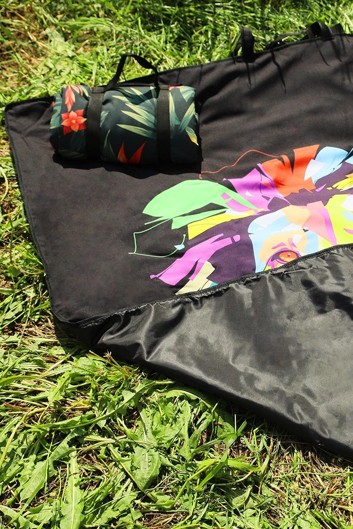 Плед Комфорт для пикника 120х145 см (трехслойный), с полной запечаткой#1