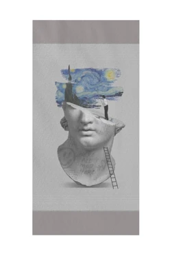 Купить полотенце махровое 70х140 cм (Ituma) c принтом "David"