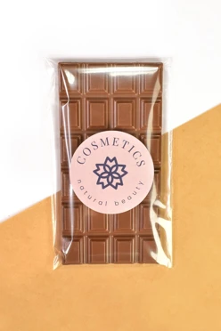Купить щоколад ручной работы 25 г в пакетике с наклейкой