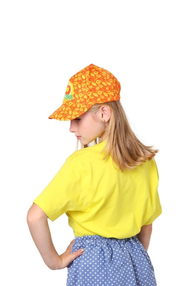 Бейсболка Стандарт детская с полной запечаткой (полиэстер) "Pumpkin"#1