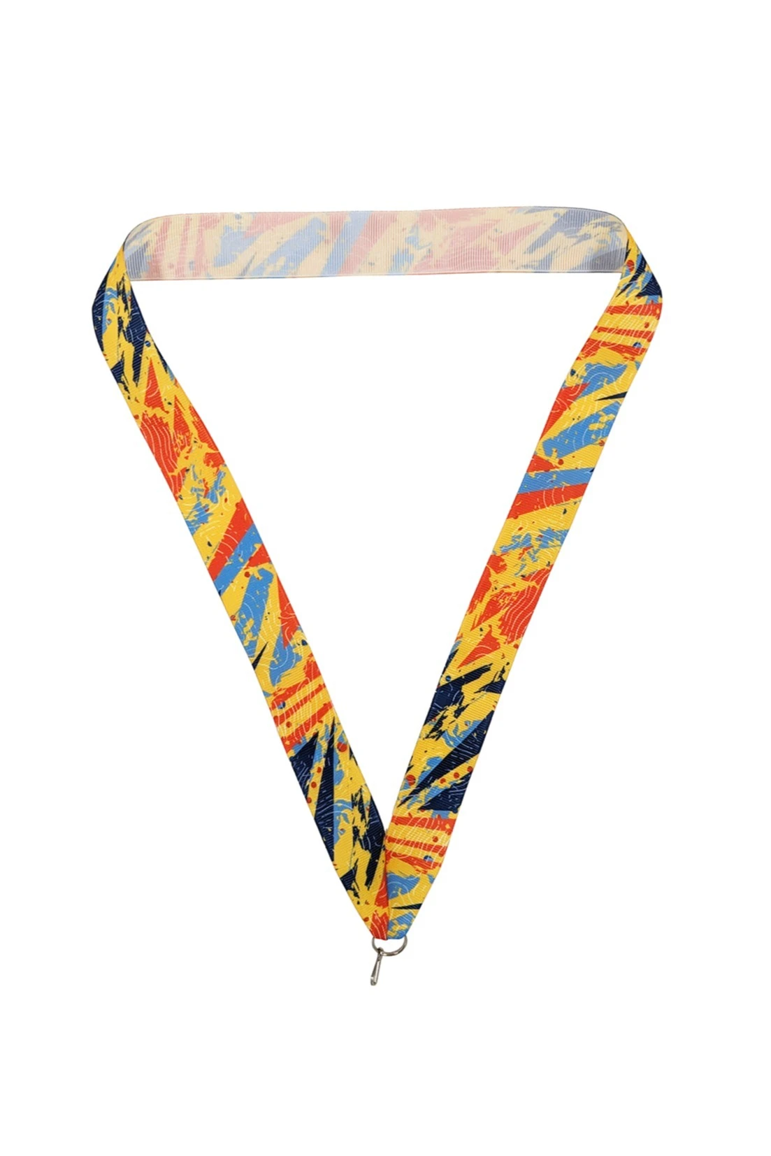 Лента для медали репс ширина 2,5 см с карабином#2 Лента для медали репс ширина 2,5 см с карабином#2