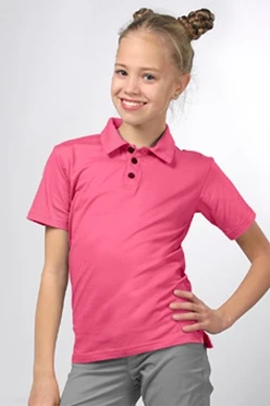 Купить футболку поло Декстер детскую розовую