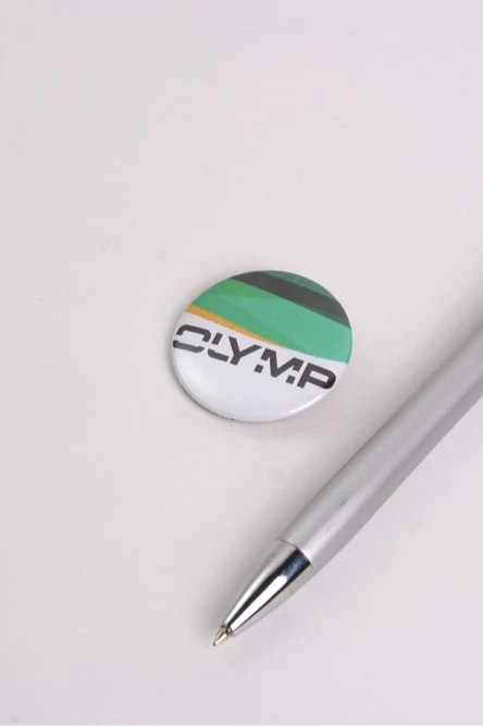 Купить значок закатной Ø 37 мм "OLYMP"