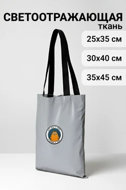 Купить сумку Эдгар светоотражающая, однотонная