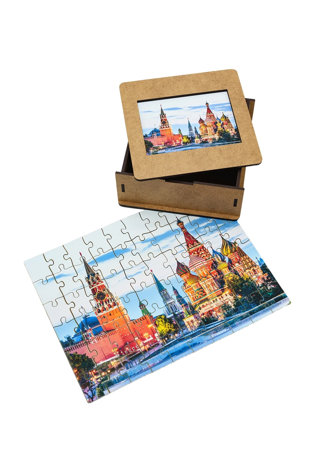 Пазл деревянный с нанесением, А5, "Moscow"#3