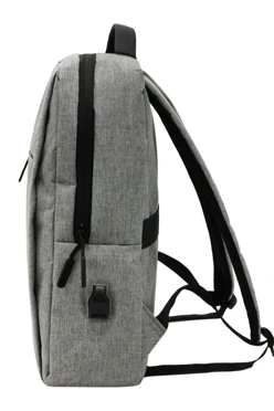 Рюкзак Джеки серый 30х40х13 см, однотонный#2