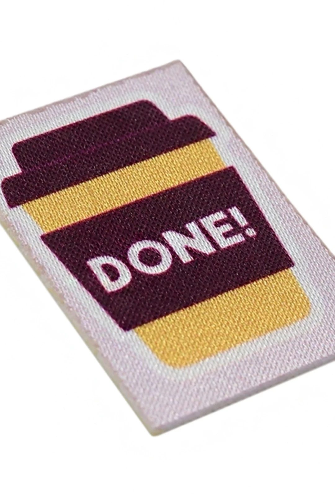 Купить наклейку-стикер Прямоугольник 3х4 см с печатью "Done"