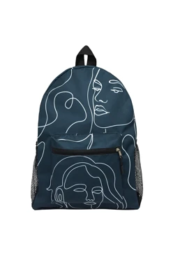 Купить рюкзак Кэрри мягкой формы 41х31х9,5 см, с полной запечаткой "You"