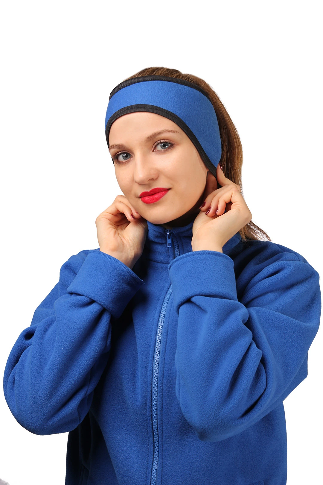 Толстовка Харисон флисовая без капюшона женская, однотонная "Binom-auto"#2