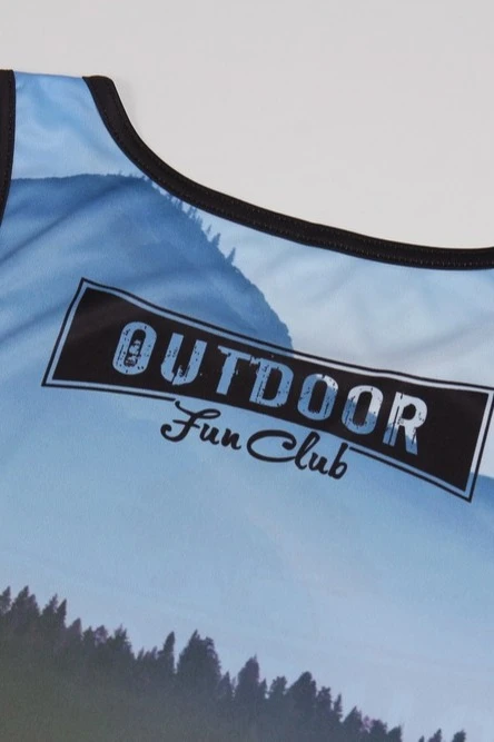 Майка Берри унисекс с полной запечаткой "OUTDOOR"#1 Майка Берри унисекс с полной запечаткой "OUTDOOR"#1