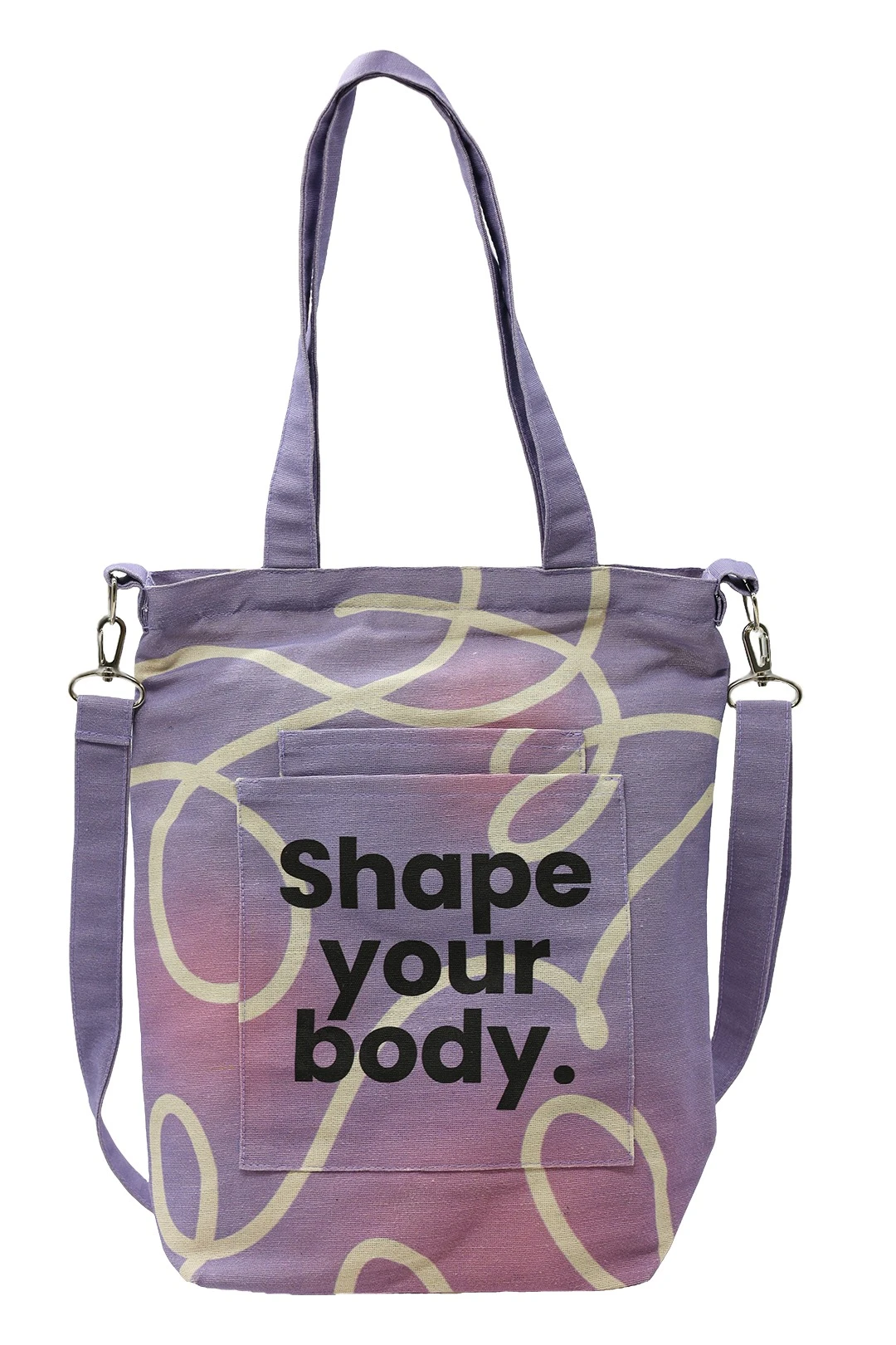 Сумка Айви из двунитки 30х35х10 см, с полной запечаткой#7