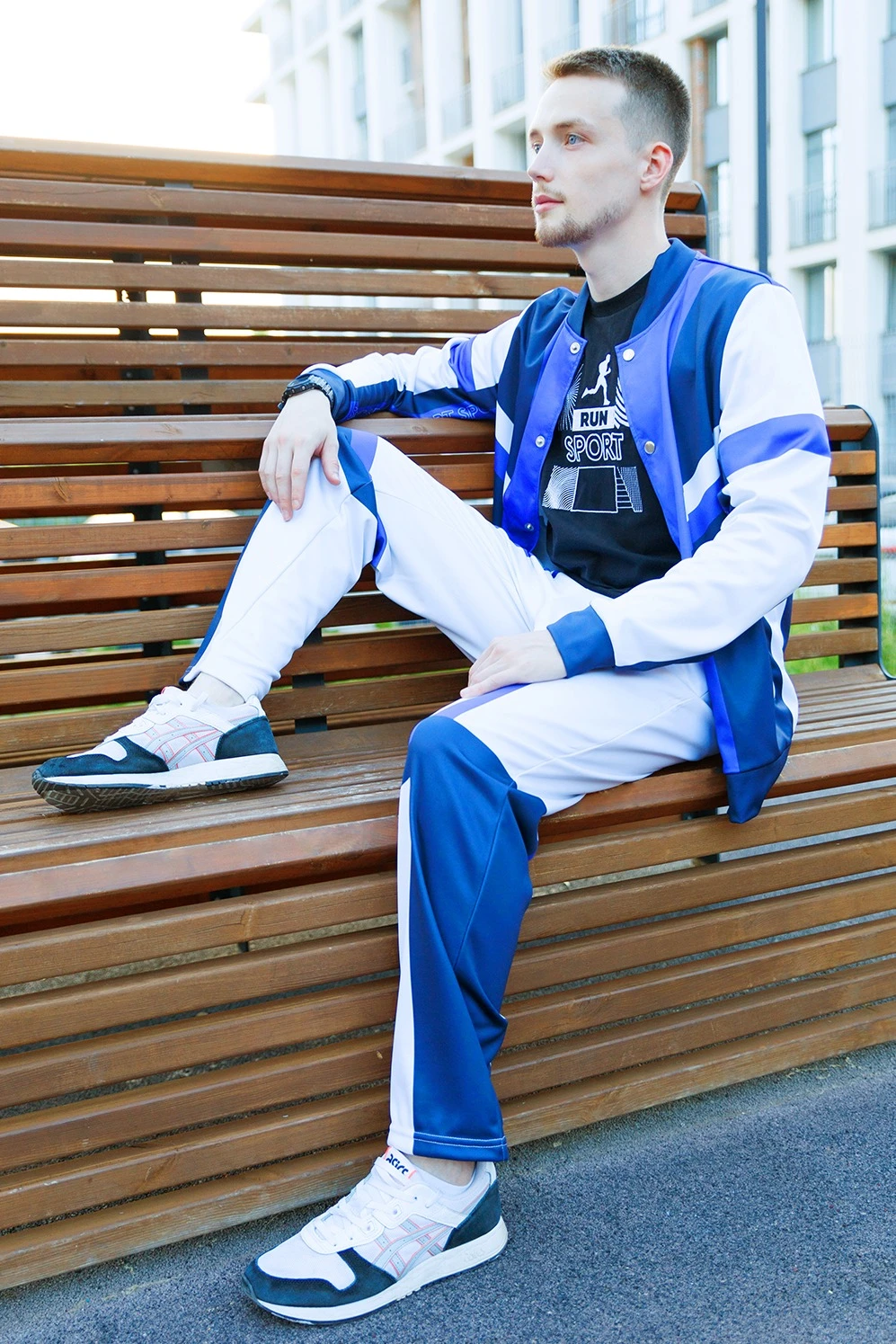 Бомбер Блэйд унисекс из адидаса с полной запечаткой "Game team"#3