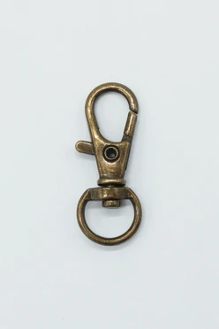 Крепление Карабин-люкс с круглым креплением 10 мм, медь#1