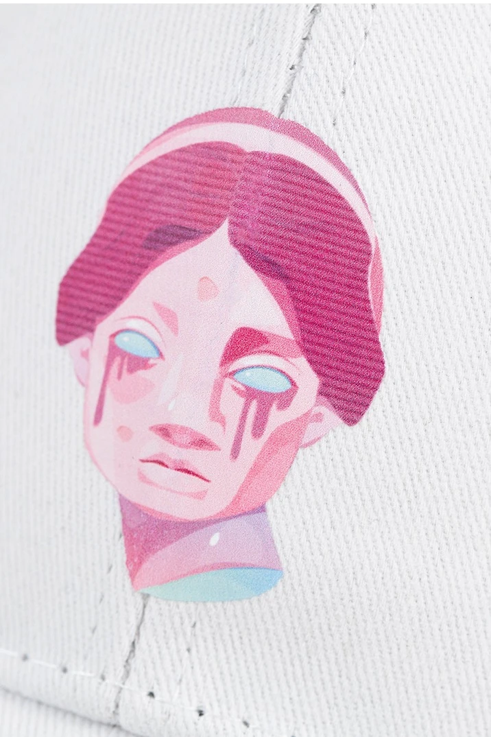 Бейсболка Брент шестиклинка взрослая, однотонная белая (хлопок)#2 Бейсболка Брент шестиклинка взрослая, однотонная белая (хлопок)#2