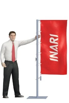 Флагшток Моби Универсал из алюминия 2 м#1