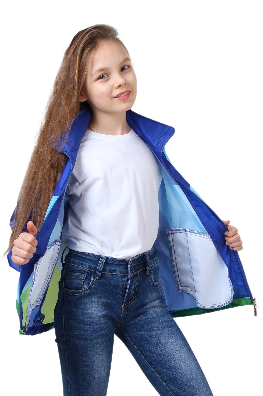 Ветровка Дилан детская с полной запечаткой "Heart Kids"#2