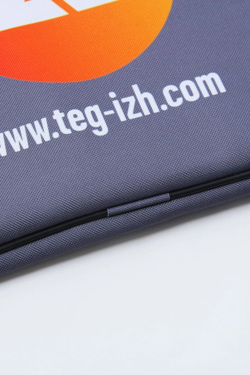 Сумка Ворд с ручками 25х35 см, с полной запечаткой "Teg-izh grey"#2