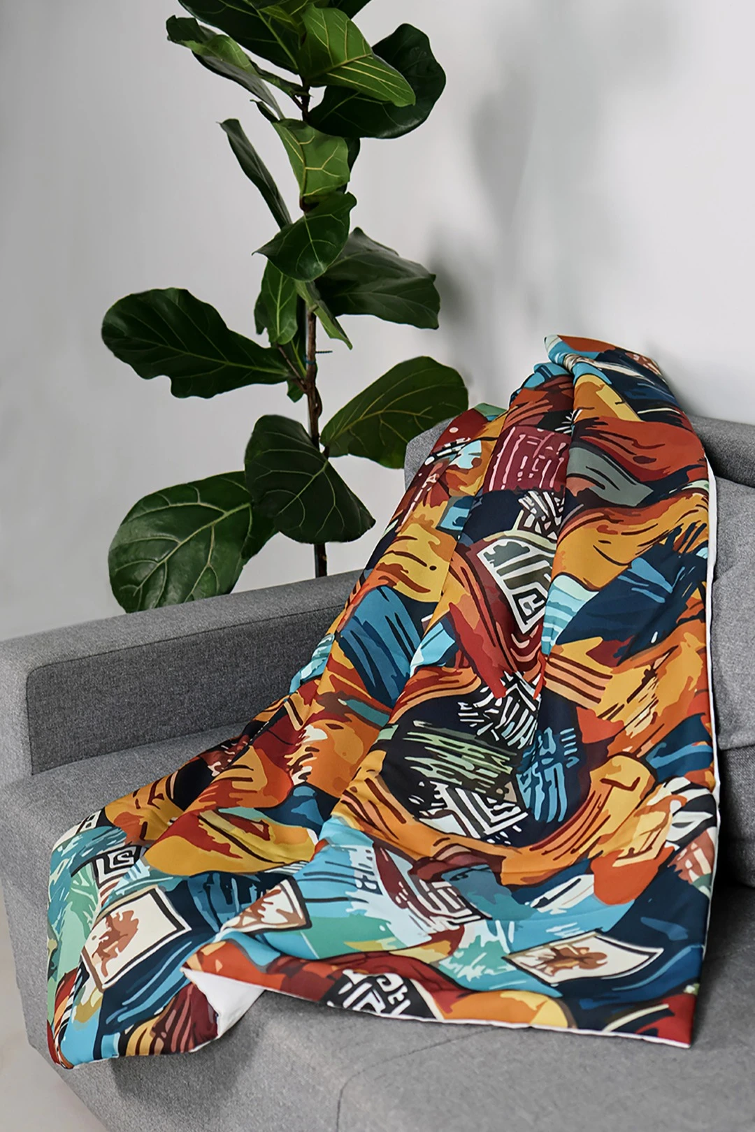 Купить покрывало 110х140 см с полной запечаткой "Sketch"