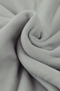 Купить флисовый плед Классик однотонный серый