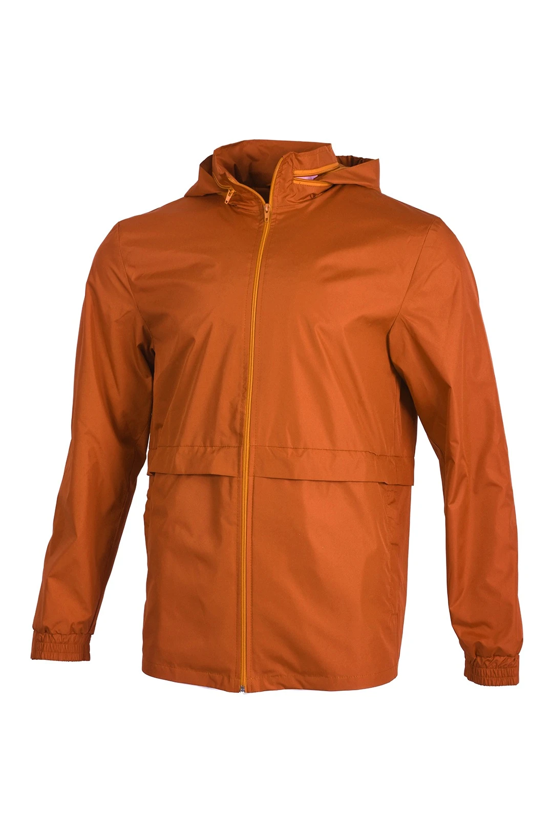 Купить ветровку Коди унисекс, однотонную оранжевую