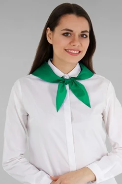 Купить косынку Лолла 70х70х100 см зеленую