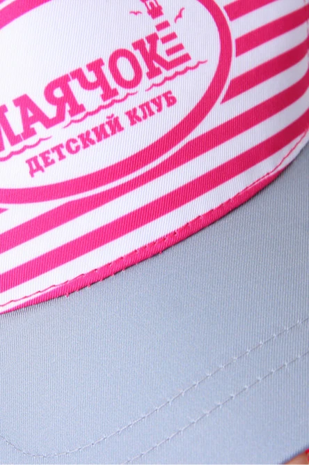 Бейсболка Стандарт детская с полной запечаткой красная полоска (полиэстер) "Beacon"#6