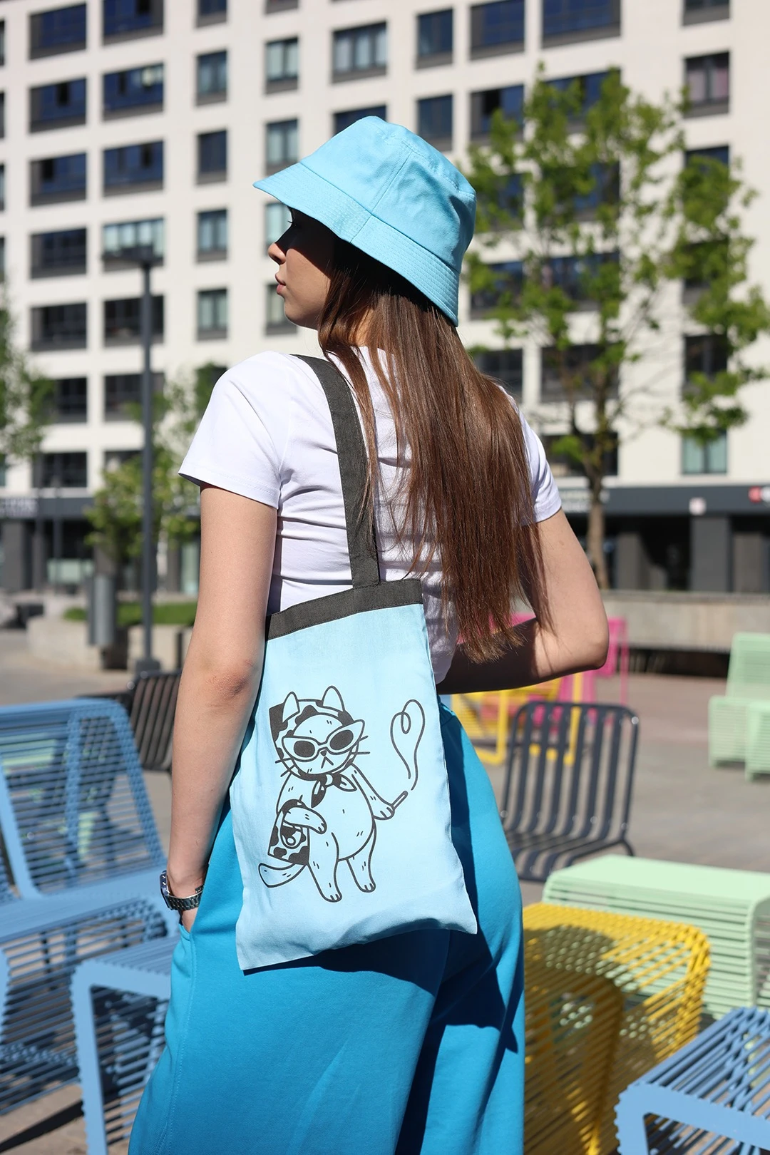 Сумка Пэйдж из перкали, с полной запечаткой#5