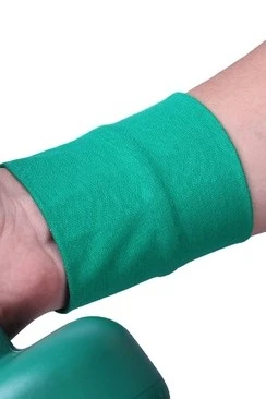 Купить напульсник полиэстеровый зелёный 8х8 см