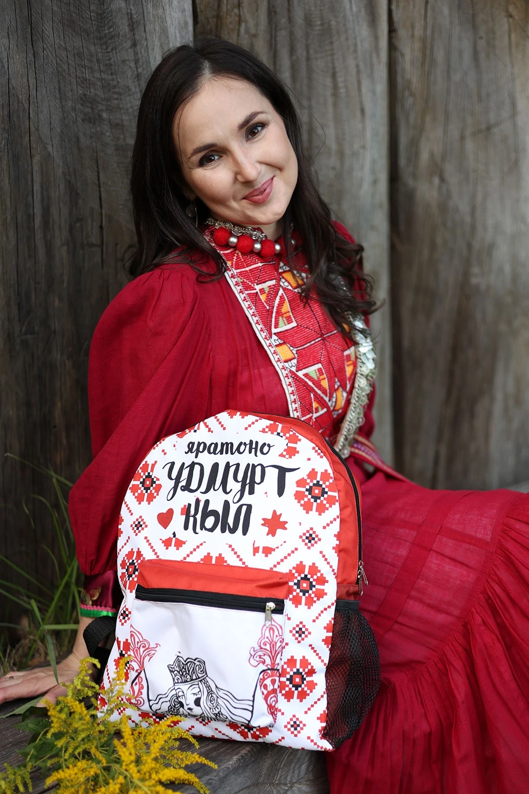 Рюкзак Кэрри мягкой формы 41х31х9,5 см, с принтом "I love you"#1