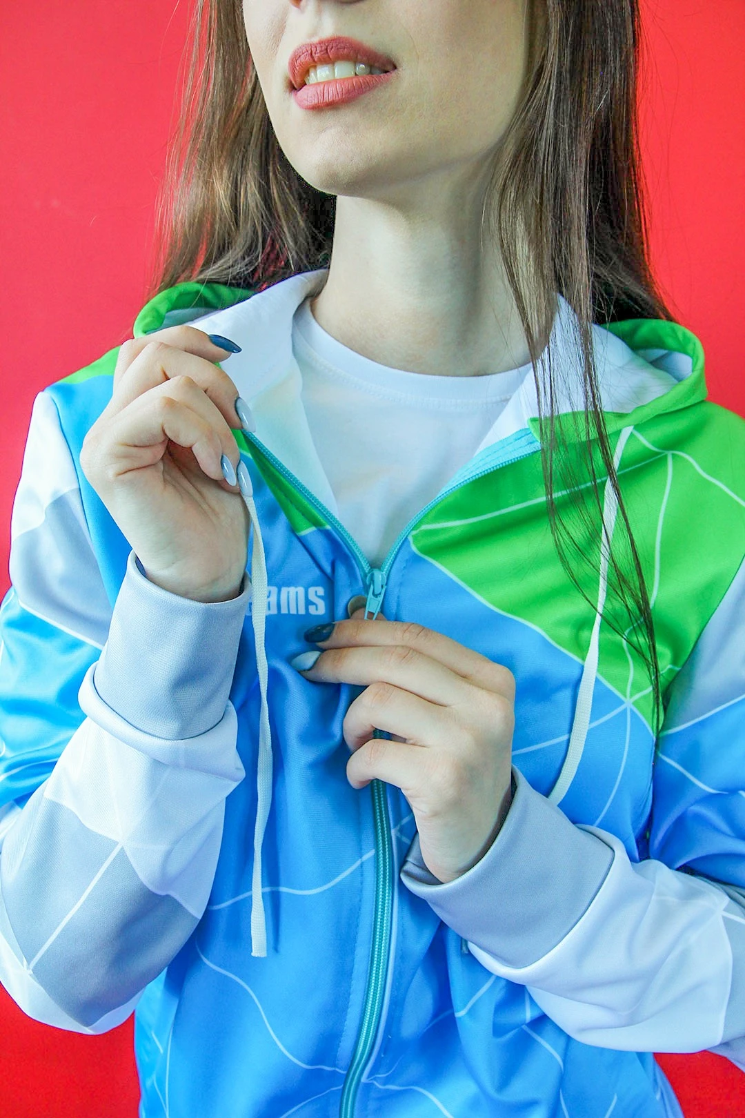 Балахон Ронни унисекс из адидаса с полной запечаткой "Reams"#3 Балахон Ронни унисекс из адидаса с полной запечаткой "Reams"#3