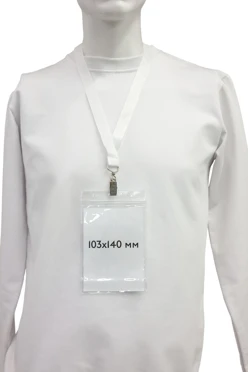 Купить бейдж-карман вертикальный 103х140 мм