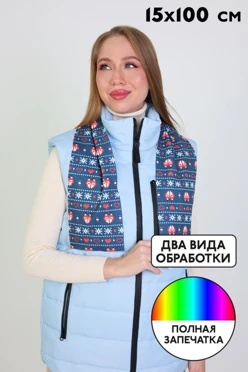 Купить шарф "Winter wood" 15х100 см