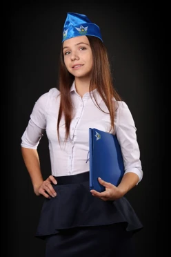 Пилотка Полет фигурная с полной запечаткой#1