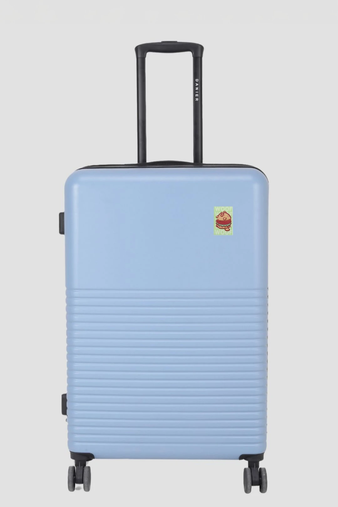 Наклейка-стикер Прямоугольник 4х6 см с печатью "Woof"#1