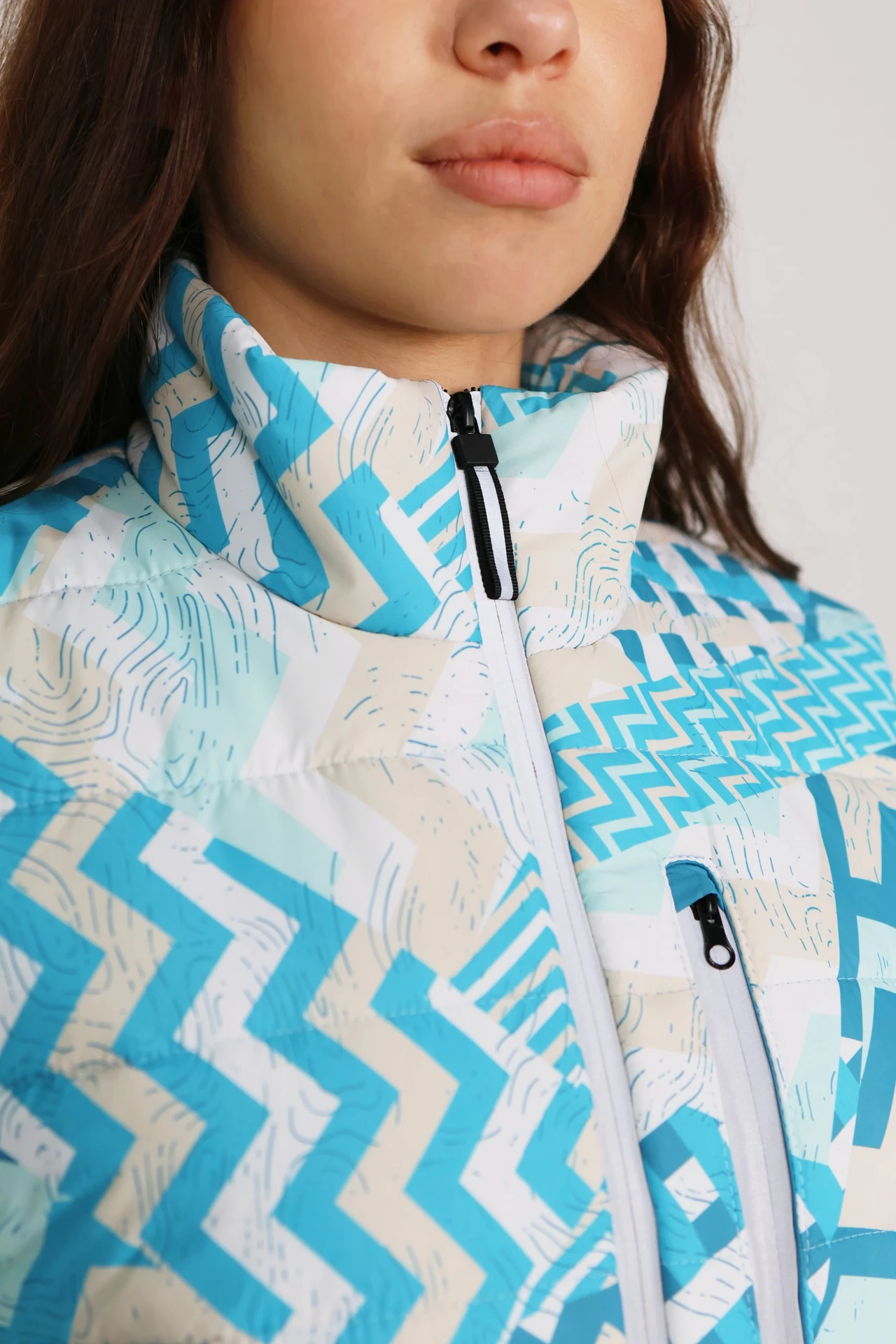 Жилет Бостон на синтепоне со стежкой унисекс, с полной запечаткой "Boston"#3