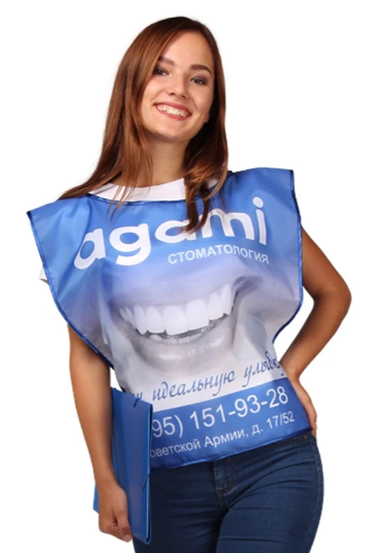 Накидка Инсайт 50х55 см, с полной запечаткой#1 Накидка Инсайт 50х55 см, с полной запечаткой#1