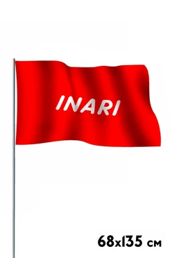 Купить флаг с логотипом фирменный 68х135 см