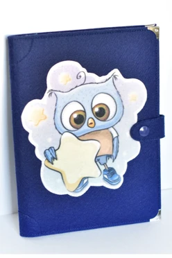 Органайзер для документов из фетра А5, с индивидуальным изображением