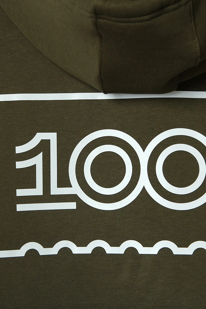 Худи  Майк из футера унисекс, однотонная "100"#3