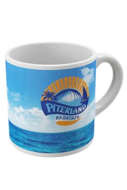 Купить кружку кофейную с полной запечаткой "Piterland"