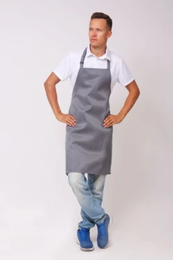 Фартук Латте с регулятором лямки, однотонный#1