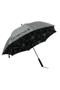 Зонт-трость Ренуар с пластиковой ручкой двухслойный, с полной запечаткой#1