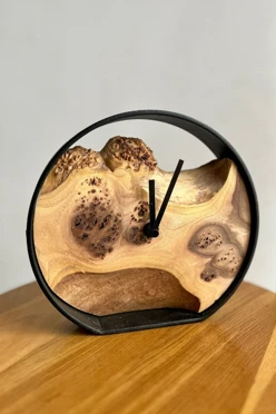 Настольные часы из дерева, D20/25 см#2