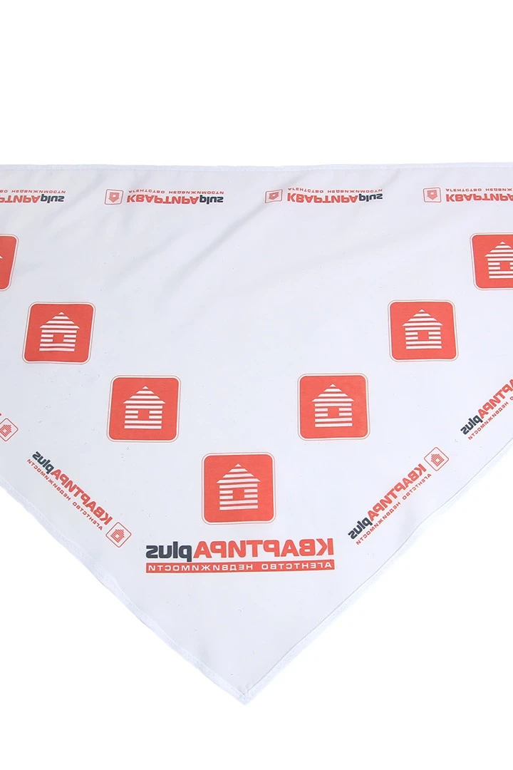 Косынка Шарлотта 60х60х90 см, с полной запечаткой "Kvartira plus"#3 Косынка Шарлотта 60х60х90 см, с полной запечаткой "Kvartira plus"#3